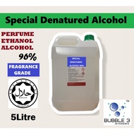 Perfume Grade Alcohol 96% (5L & 1L) / Special Denatured Alcohol / Pefume grade Ethanol/ HALAL
