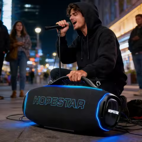Hopestar A90 700W High Powered Woofer Portable Wireless Speaker Outdoor Karaoke Machine Lautsprecher