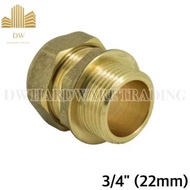 🔥Ready Stock🔥Copper Pipe Fitting Valve Socket CxM.I / Water Pipe Fitting (15mm / 22mm / 28mm )