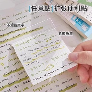 Post-it Notes Do Not Block Transparent Foldable Wrong Title Mark Correction Notes Arbitrary Stickers