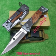 มีด มีดพก มีดพับ CCCP AK-47 รุ่น 726B(ขนาดกลาง)ใบเลสด้ามไม้สวยๆ คมๆ พร้อมมีที่เหน็บและซองลายพราง สิน