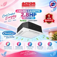 ACSON INVERTER CEILING CASSETTE 2.8HP R32 (WIFI) A3CKY28FF/A3LCY28F