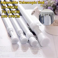 2pcs Adjustable Tension Curtain Extendable Curtain Rod Shower Curtain Rod Adjustable Rod