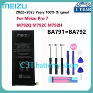 100% ใหม่ Original 3000MAh BA792แบตเตอรี่ทดแทนสำหรับ Meizu Pro 7 Pro7 M792Q M792C M792H BA791แบตเตอร