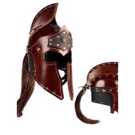 Viking Warrior Helmet cos Performance Props Medieval Fantasy Dragon Knight Equipment Roman Gladiator