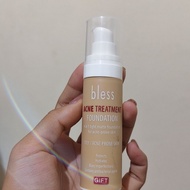 Bless acne treatment foundation nude beige