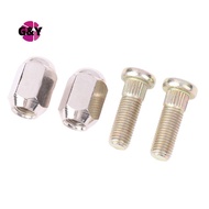 G&Y 2 Set M10x1.25 Hex Nuts 10.9 STEEL Spline Screw kit For ATV Go kart UTV Buggy Quad Dirt Bike Veh