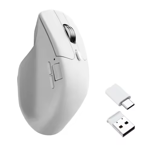 Keychron M6 Wireless Mouse All Silent Micro Switch PixArt 3311/3950 Sensor 1K/8K Polling Rate Dual S