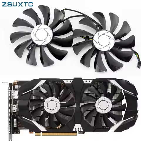 New 85MM HA9010H12F-Z 4Pin Cooler Fan Replacement For MSI GTX 1060 OC 6G GTX 960 P106-100 P106 GTX10