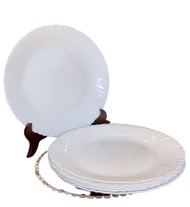 Arcopal Feston 10.5inches 27cm 6pcs dinner plates Opal White