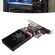 การ์ดเกมกราฟิก GT210 1G DDR3 64bit ติดตั้งง่าย PCI Express รองรับอินเตอร์เฟซมัลติมีเดียเอชดีการ์ดจอแบบเงียบสำหรับมัลติมีเดีย