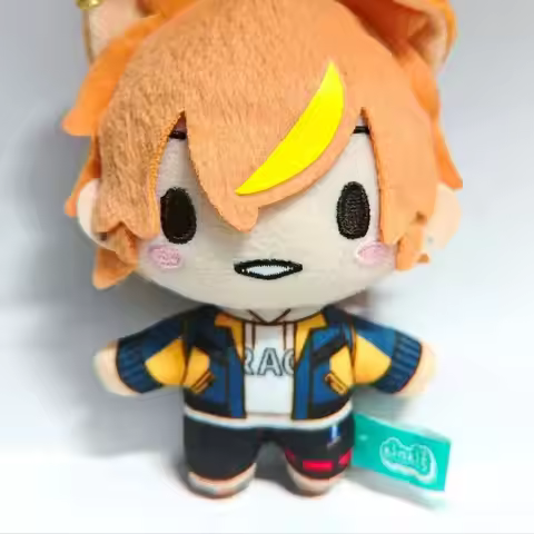 Project Sekai Shinonome Akito Cosplay Anime Plush 10CM Cute Stuffed Body Plushie Cartoon Pendant Bir