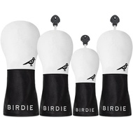 Bird Golf Club Head Cover, suitable for 1-piece/4-piece drivers, lanes, hybrid vehicles - Golf Club 