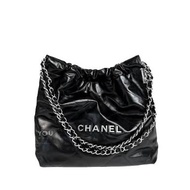 Chanel 22bag 小號黑銀 垃圾袋