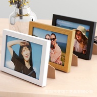 กรอบรูป 4x6” กรอบรูปตกแต่งบ้าน กรอบรูปไม้ กรอบรูปใส กรอบใส่รูปภาพ กรอบรูปไม้เนื้อแข็งกรอบรูปตกแต่ง ม