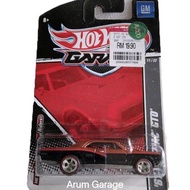 Hot Wheels Premium 67 Pontiac GTO. Card HW Garage General Motors Series 2010. Full Iron Body and Cha