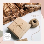 Kraft Paper Sheets 80gsm Brown Kraft Wrapping Paper 20pcs for Shipping, Packing, Postal, Arts and Crafts 36"x48inch