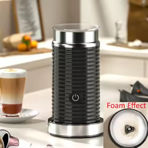 2026 New Automatic Milk Frother Portable Coffee Machine for Home Use Electric Milk Foaming Machine N