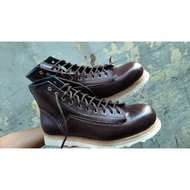 Monkey lace-up boots trendy shoes Leather boots men Chelsea boots men