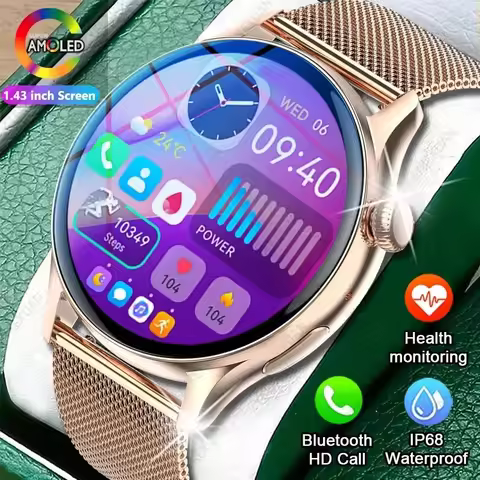 New Smartwatch 1.43 Inch Full Screen Bluetooth Call Heart Rate Sleep Monitor Sports Models Smart Wat