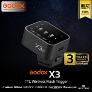 Godox Trigger X3 Touch Screen TTL Wireless Flash Trigger 2.4GHz - รับประกันศูนย์ Godox Thailand 3ปี