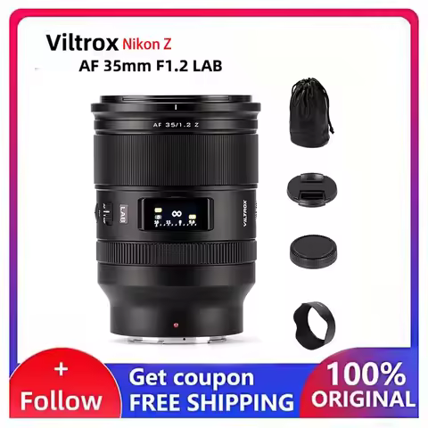 Viltrox AF 35mm F1.2 LAB Z, 35/f1.2 Full Frame Lens for Nikon Z Mount, Large Aperture Dual Floating 