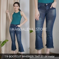 Jeans 7/9 Women's JEANS BOOTCUT WHISKER TINT JEANS