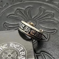 C.H Silver Plated Distressed Retro Hip Hop Index Finger Ring Ring