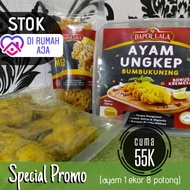 Yellow &amp; Kremesan Seasoning Chicken | Ayam Ungkep Bumbu Kuning &amp; Kremesan