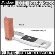 Andoer Handgrip กล้อง L Bracket Fit สำหรับ Fujifilm X E5 กล้องไม้จับอลูมิเนียม Handgrip QUICK RELEAS