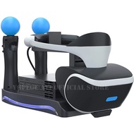 【Limited Time Only】 Ps4 Psvr Controller Charger Stand Storage Display Showcase Led Indicator For Play Station 4 Ps 4 Ps Vr Headset Processor