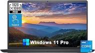 Dell Inspiron 15 3000 3520 Business Laptop Computer[Windows 11 Pro], 15.6'' FHD Touchscreen, Intel i5-1135G7(Beat i7-1065G7), 8GB RAM, 512GB PCIe SSD, Numeric Keypad, SD Card Reader, HDMI, USB, Black
