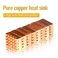 【CW】 8pcs/Set A8 Pure Copper Heatsink Cooler Adhesive Back PC Computer Heat Sink Graphics Card Memory IC Chip Radiator