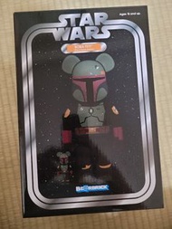100% + 400% Medicom Star Wars Bearbrick - Boba Fett (Recovered Armor)