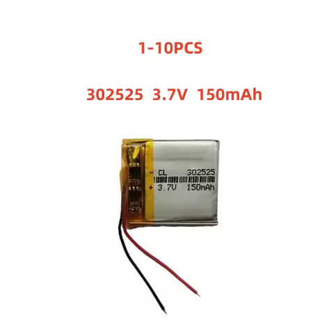 302525 3.7V 150mAh Small Size Lipo Rechargeable Battery Lithium Polymer For MP3 Bluetooth MID headse