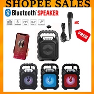 #Readystock Mini Speaker Bluetooth Speaker Bass Speaker Mini Speaker Karaoke Speaker Portable Speaker With Mic