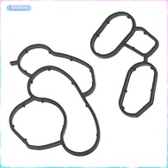 [ukgjmkcl] ABS Rubber Oil Filter Housing Seal Gasket Kit High Performance for BMW E46 E61 E81 E87 E9