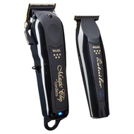 เซ็ตคู่ Wahl Magic Clip &amp; Detailer Cordless สีดำ งานนำเข้า Made in USA อุปกรณ์ตัดผม เครื่องมือดูแลผม