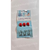 Snaplock Safety Pin Stainless Steel / Baby Safety Pin Snaplock Safety Pin