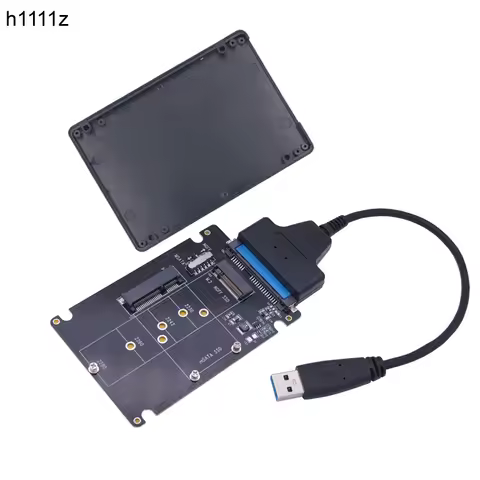 mSATA M2 USB Adapter Case SSD Externo USB 3.0 M.2 to USB mSATA SSD M2 SSD to USB3.0 Converter Riser 