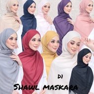 【Ready Stock】Tudung PLAIN  Cotton Shawl GLITER Voile Ladies Scarf Muslim Fashion Hijab Long Wide 180
