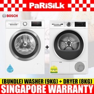 (Bulky)(Bundle)Bosch WAU28PH0SG Series 6 Front Load Washing Machine (9kg) + WQG24200SG Series 6 Heat Pump Dryer (9kg)