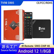 TV98 S905 Internet TV BOX PRO SMART TV BOX 4K Android Set Top BOX MXXQ