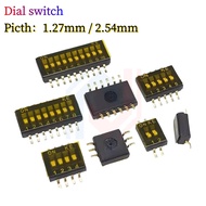 Patch ON/KE Dip switch 1.27MM 2.54MM pitch 1P/2P/3P/4P/5P/6P/8P/10P slide switch