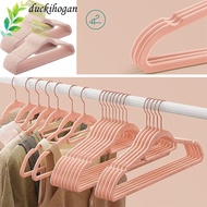 DUCKIHOGAN 5PCS Velvet Hangers Black Save Space Dress Rack Adult Hanger