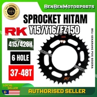 ✅100% ORI RK LC135 Y15ZR Y16ZR 415 428 SPROCKET HITAM SPOKET （ 6 LUBANG） SPOKET LC 4S 5S Y15 SPOCKET