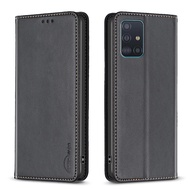 New Phone Case For Samsung Galaxy A31 A51 A71 Magnetic Leather Wallet Card Slot Flip Cover Casing