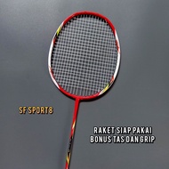 RAKET BADMINTON YONEX CARBONEX 25 SP SUDAH SIAP PAKAI