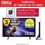 SAMSUNG QA48S90FAEXXS 43" OLED 4K S90F SMART TV | Free Music Frame Redeem From Samsung by 5 Mar 2026
