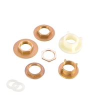 【XS22】1pc 1/2" 3/4" 1 Inch Plastic Brass Nuts For Garden Irrigation Water Pipe Connector Aquarium Fi